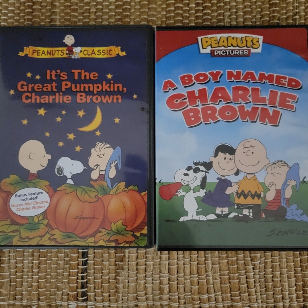 A Boy Named Charlie Brown, It's The Great Pumpkin Charlie Brown DVDS